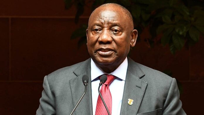 Cyril Ramaphosa, presidente da África do Sul.